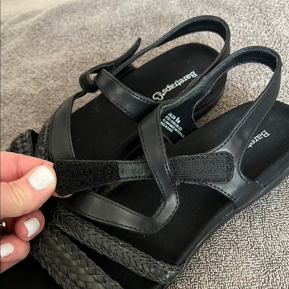 BareTraps Black Sandals with Adjustable Straps - Picture 7 of 7